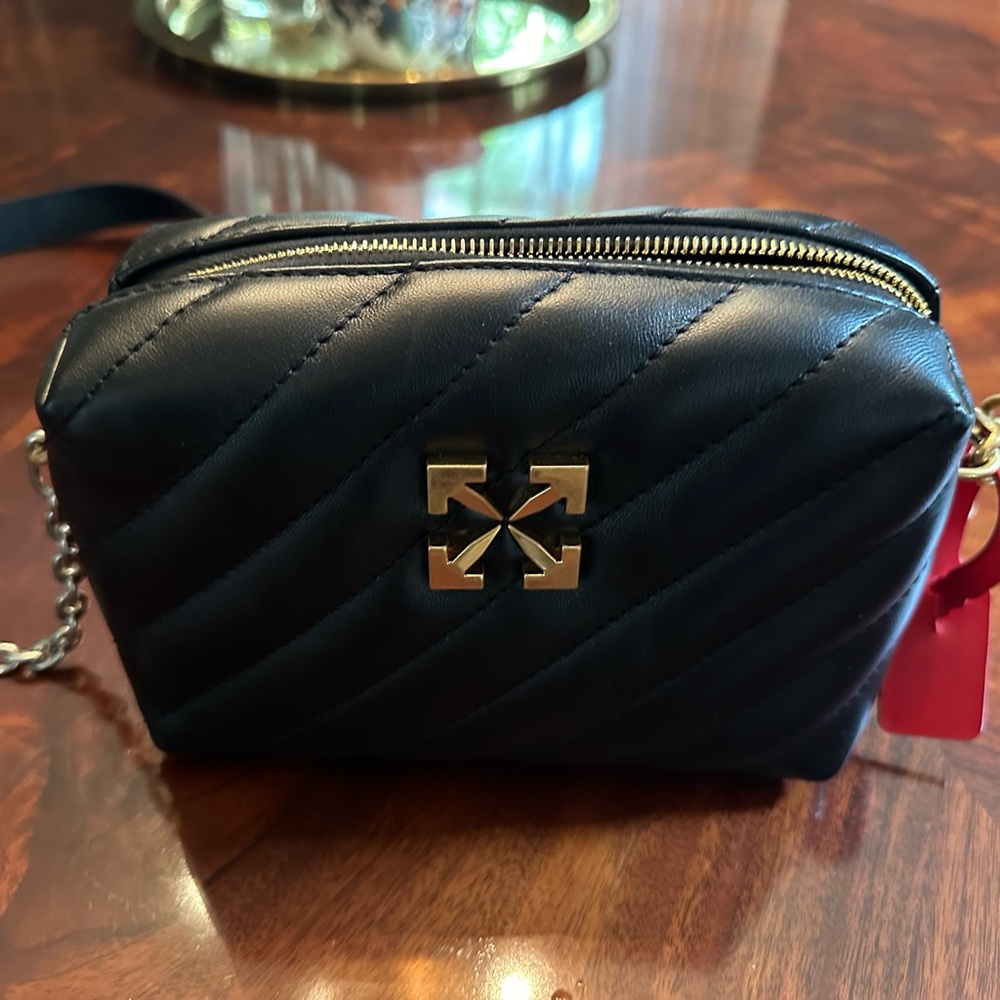 OFF WHITE Jackhammer Camera Bag, Black, Near New Condition, used twice
